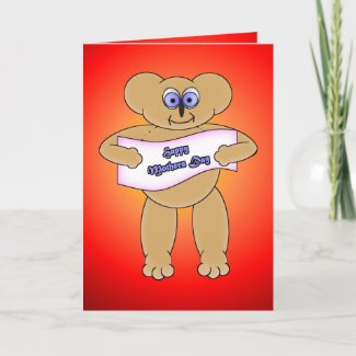 Mothers Day Bear card