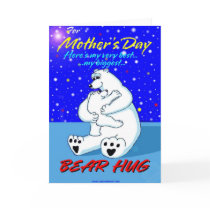 Mother's day Bear Hug cards