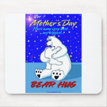 Mother's Day Bear Hug Mouse Mat