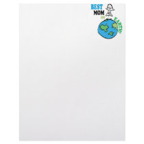 Mothers Day Best Mom on Earth Custom Letterhead