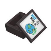 Mothers Day Best Mom on Earth Premium Trinket Boxes