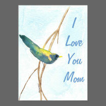 Mothers Day Bird Canvas Print posters