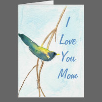 Mothers Day Bird Greeting Card cards