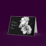 Mother's Day Black and White Lily Greeting Card