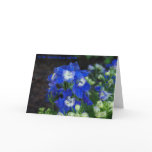 Mother's Day Blue Flower-Card cards