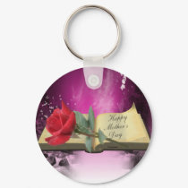 Mother's Day Book Keychain by tonidreams Mother's Day Book Keychain