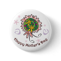Mother's Day bouquet buttons by Eholidayz Mother's Day bouquet buttons