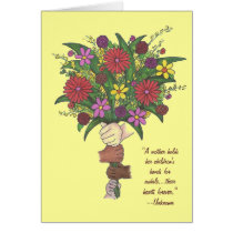 Mother's Day Bouquet Greeting Cards