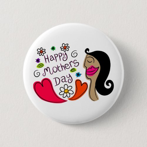 mothers day pinback button