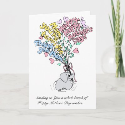 mothers day cards. Mother#39;s Day Card with bouquet