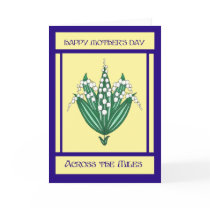 Mother's Day Card 'Across the Miles' - Lilies