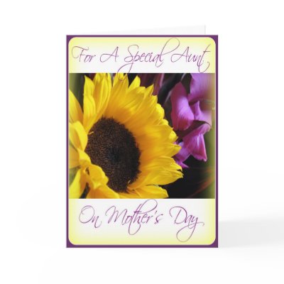 Mother's Day Card for Aunt by NightSweatsDiva