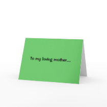 Mother's Day Card (Humour) by iampammiewammie Mother's Day Card (Humour)