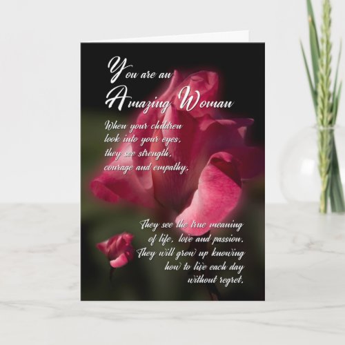 Mother's Day Card Sentimental Roses