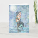 Mother's Day Card - Still Waters Fantasy Art by Molly Harrison