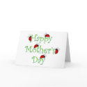 Mothers Day Card with Ladybugs