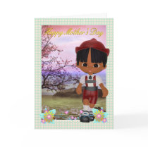 Mother's Day Card, with little boy
