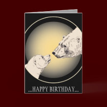 Mother's Day Cards Custom Polar Bear Greeting Card cards