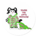 Mother's Day Cartoon Cat Stickers by zooogle Mother's Day Cartoon Cat Stickers
