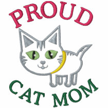 Mother's Day Cat Embroidered embroidered shirts