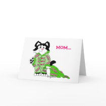 Mother's Day Cat's Pajamas Card by zooogle Mother's Day Cat's Pajamas Card