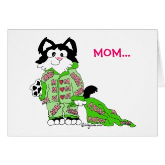 Mother's Day Cat's Pajamas Card