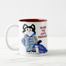 Mother's Day Cat's Pajamas Fun Kitty Mug
