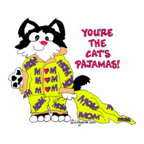 Mother's Day Cat's Pajamas Photo Sculpture Magnet 