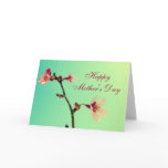Mother's Day Cherry Blossom Greeting Card