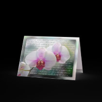 Mother's Day Christian Orchids Card