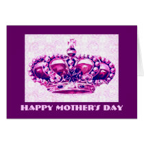 Mother's Day Crown Card cards