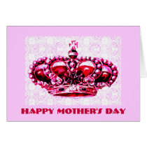 Mother's Day Crown Card cards