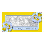 Mothers Day Daisies Photo Card Template