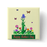 Mothers Day design button