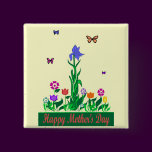 Mothers Day design button