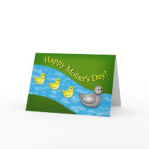 Mother's Day Duck with Ducklings cards