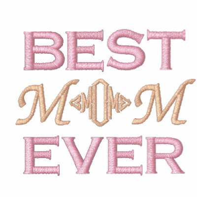 Mother's Day  Embroidered Embroidered Hooded Sweatshirt by jamiecreates1
