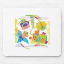 Mother's Day Floral Art mousepads
