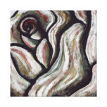 Mother's Day Floral Gift Red Rose Painting For Mom Gallery Wrap Canvas
