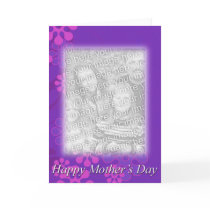 Mother's Day Floral Template cards