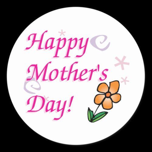 Mothers Day Flower Stickers