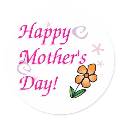 Mothers Day Flower Stickers by Eholidayz