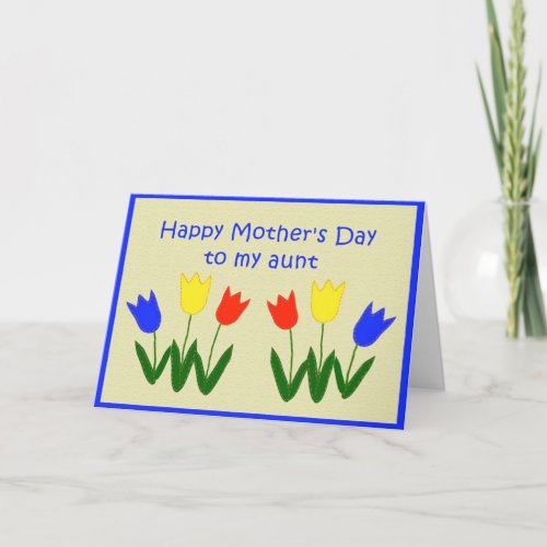 Mother's Day for Aunt Greeting Cards