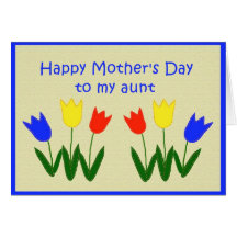 Mother's Day for Aunt Greeting Cards
