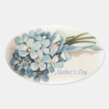 Mother's Day Forget-Me-Nots - Sticker