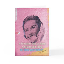 Mother's Day Freudian slip cards
