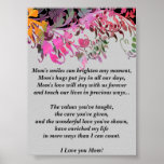 Mother's Day Gift Poster Print - Enchanting Flower