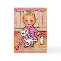 Mother's Day Greeting Card by jamiecreates1 Mother's Day Greeting Card