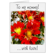 Mother's day greeting card