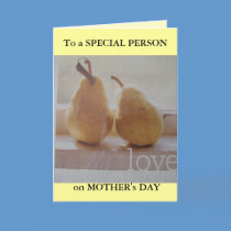 Mother's Day greeting for SOMEONE SPECIAL cards